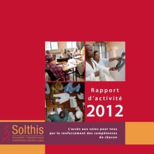 Couverture du rapport d'activité 2012