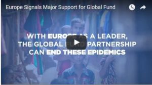 La Commission Européenne annonce  470 Millions € de promesse de don pour le Fonds Mondial pour 2017/2019