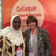 Roubanatou Abdoulaye Mamadou avec notre Présidente Christine Katlama