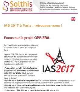 Newsletter de Solthis – juillet 2017