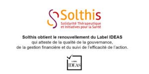 Solthis obtient le renouvellement du Label IDEAS