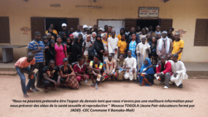 Echanges d'expériences entre les jeunes pairs- éducateurs du Mali et du Niger