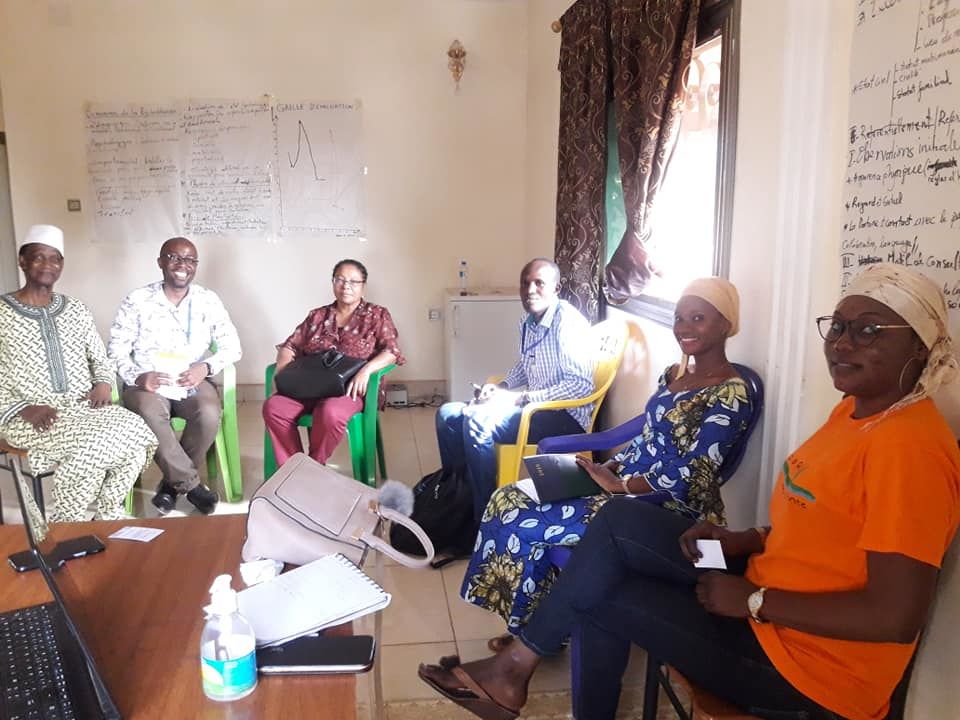 Meeting with healthworkers -Guinea