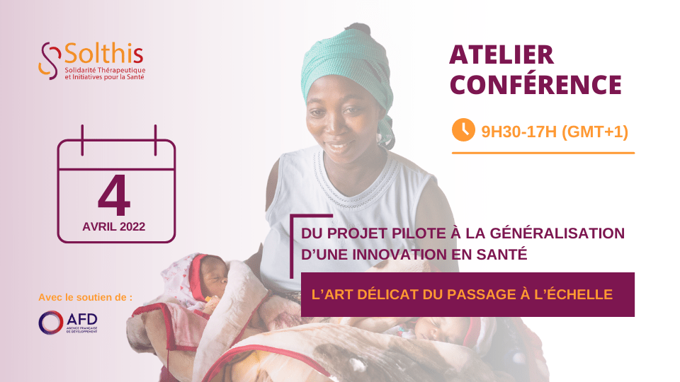 Invitation conférence - Du projet pilote à la généralisation d’une innovation en santé, l’art délicat du passage à l’échelle