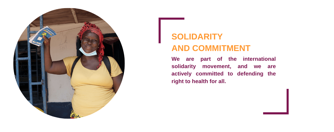 Our values: SOLIDARITY AND COMMITMENT 