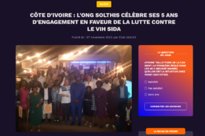 Retour de l’Infodrome sur nos 20 ans en Côte d’Ivoire